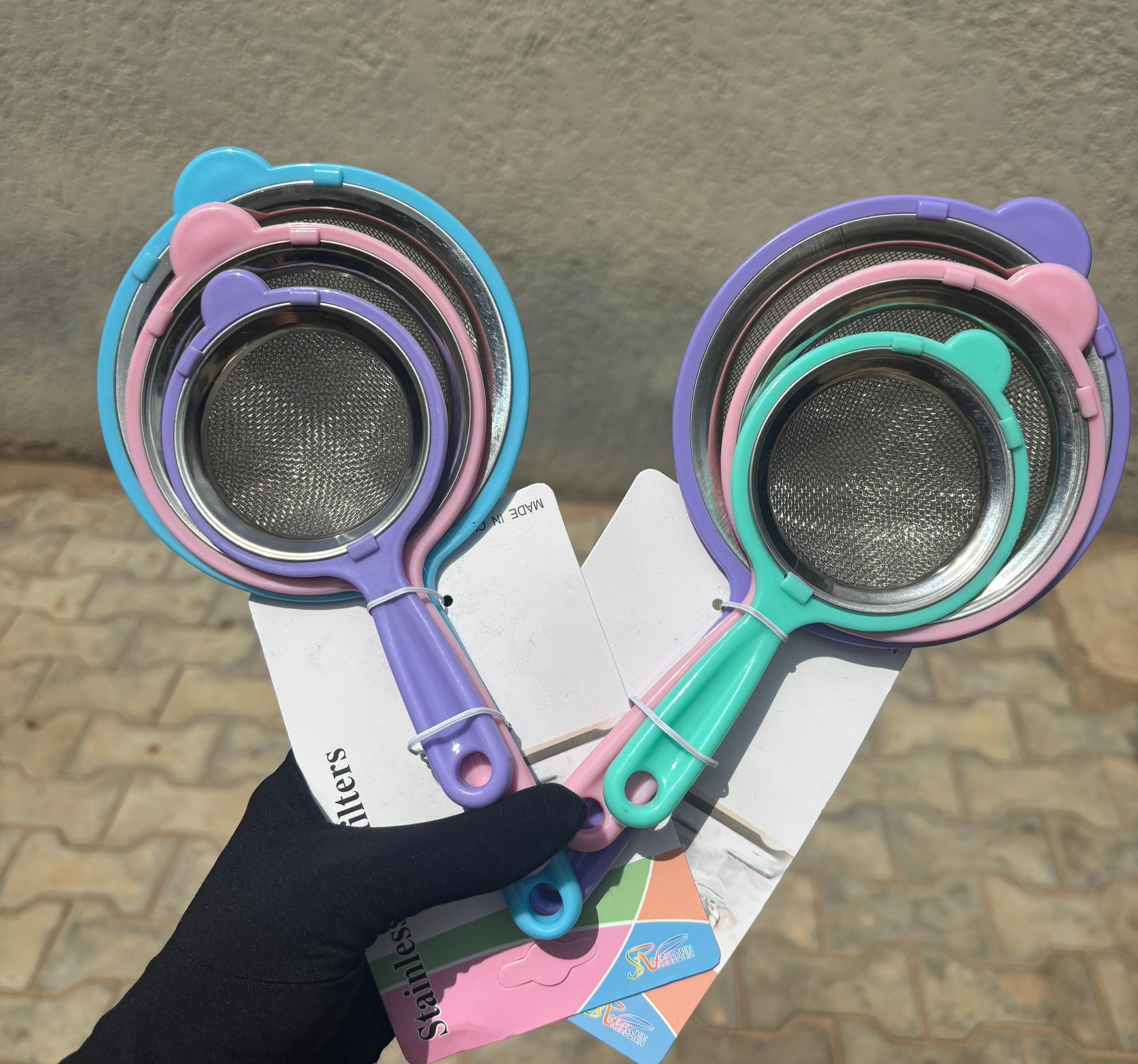 3pcs Stainless Steel Filters